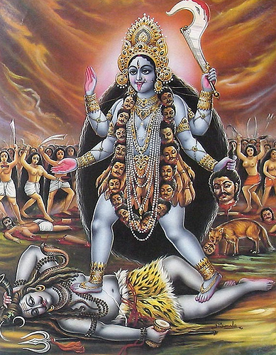 Kali  Shakti kriegerische Frauenenergie
